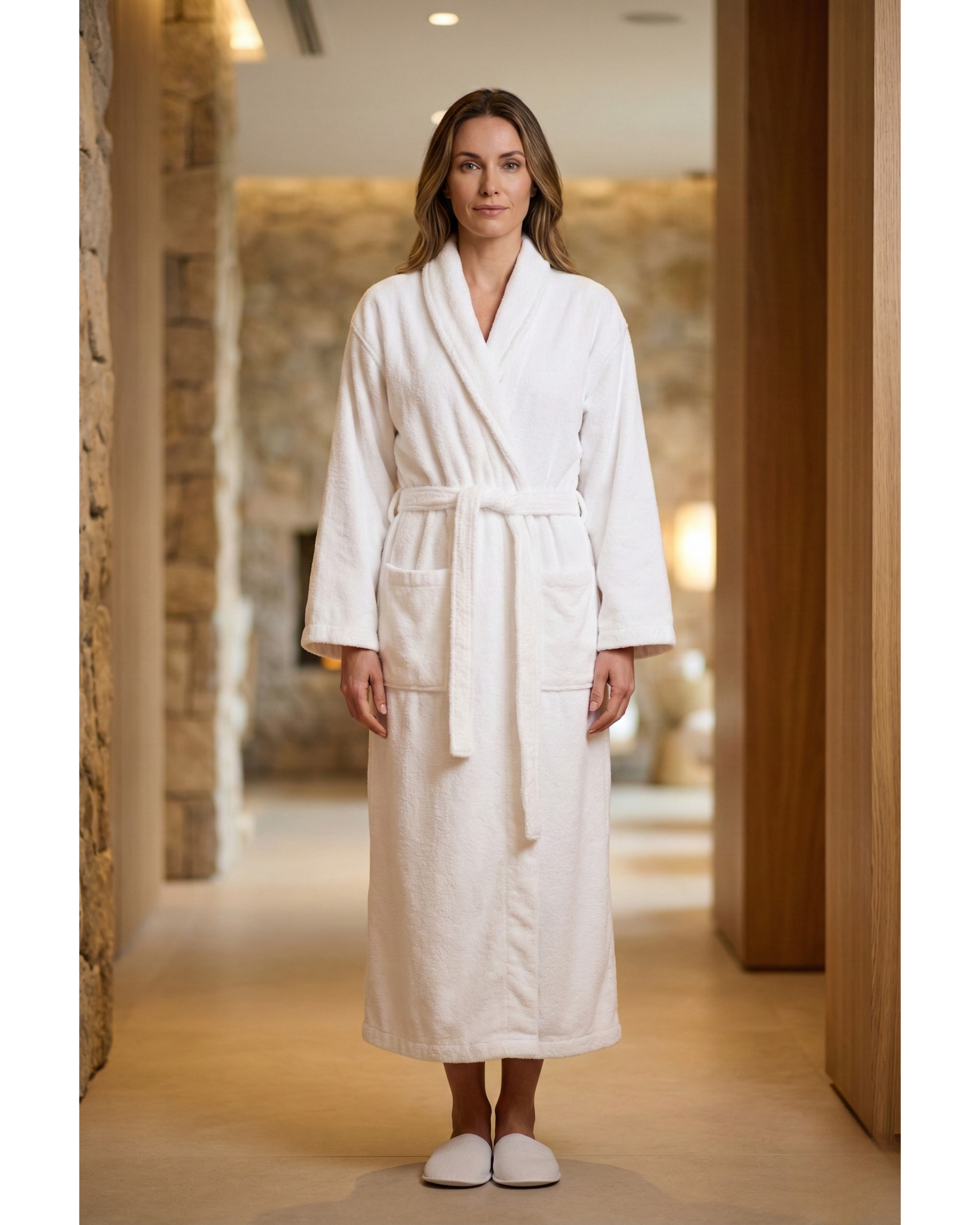 Female spa model treatment map