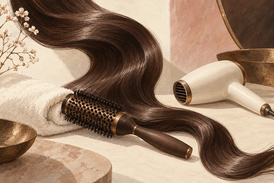 Hair Wash & Blow-Dry service illustration